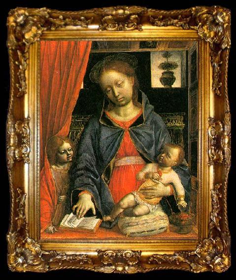 framed  Vincenzo Foppa Madonna and Child with an Angel  k, ta009-2